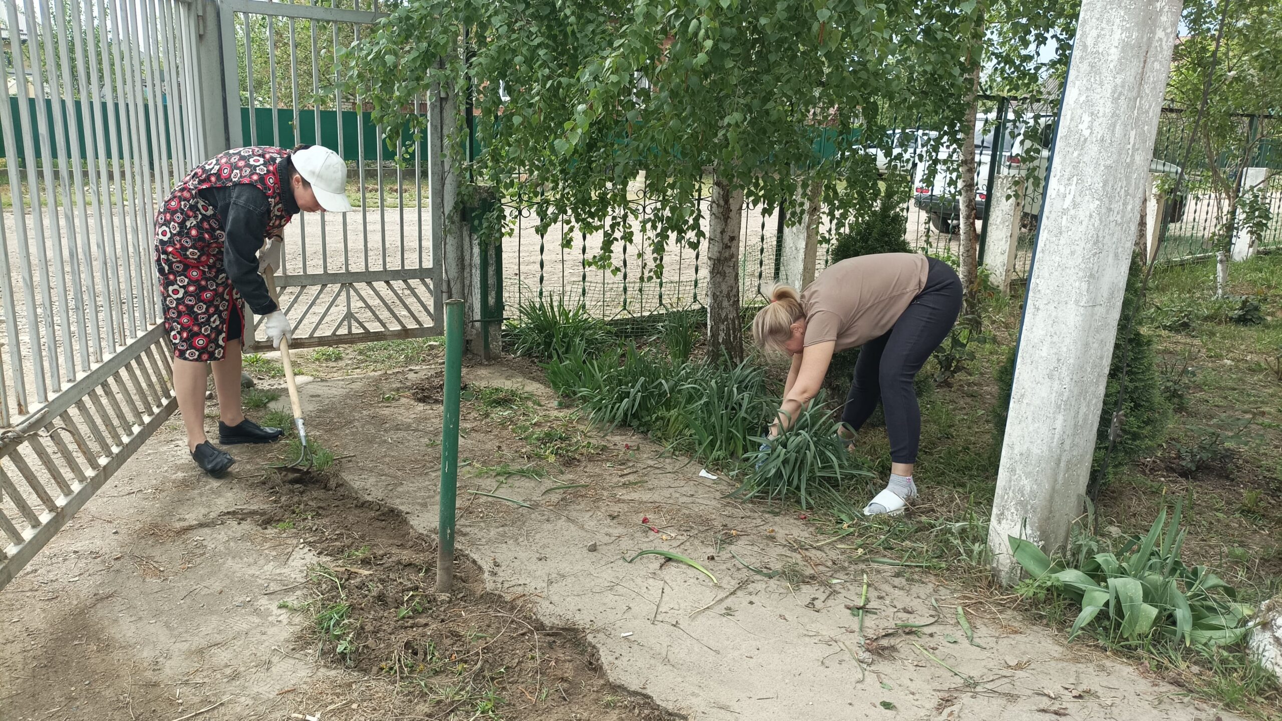 Сотрудники ветуправления Белореченского района провели субботник на территории учреждения