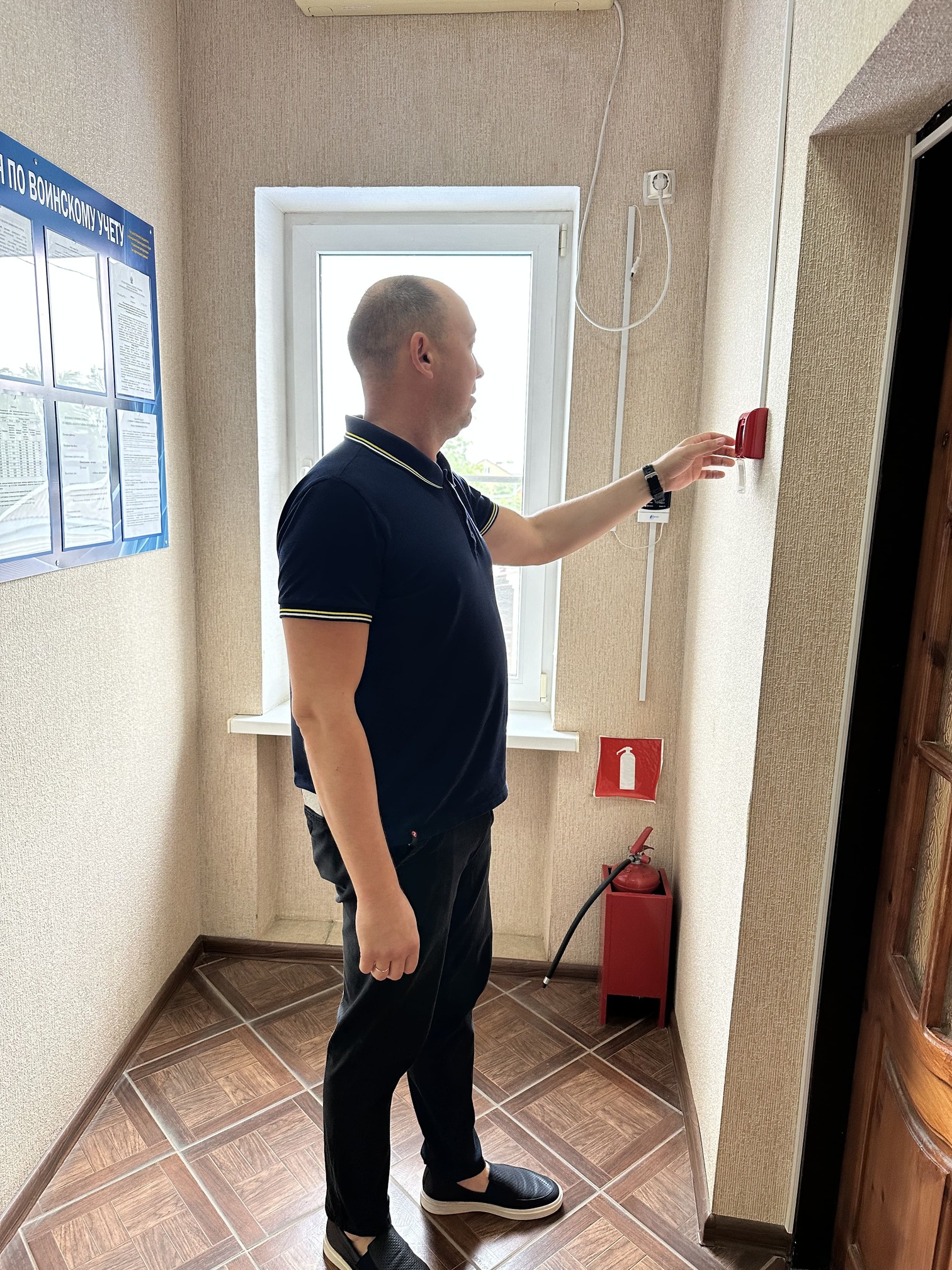 В Белореченском ветуправлении провели учение по тушению условного пожара
