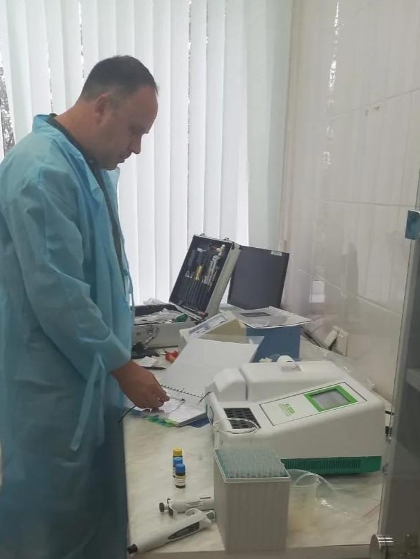 В Белореченской ветлаборатории введён в работу новый биохимический анализатор
