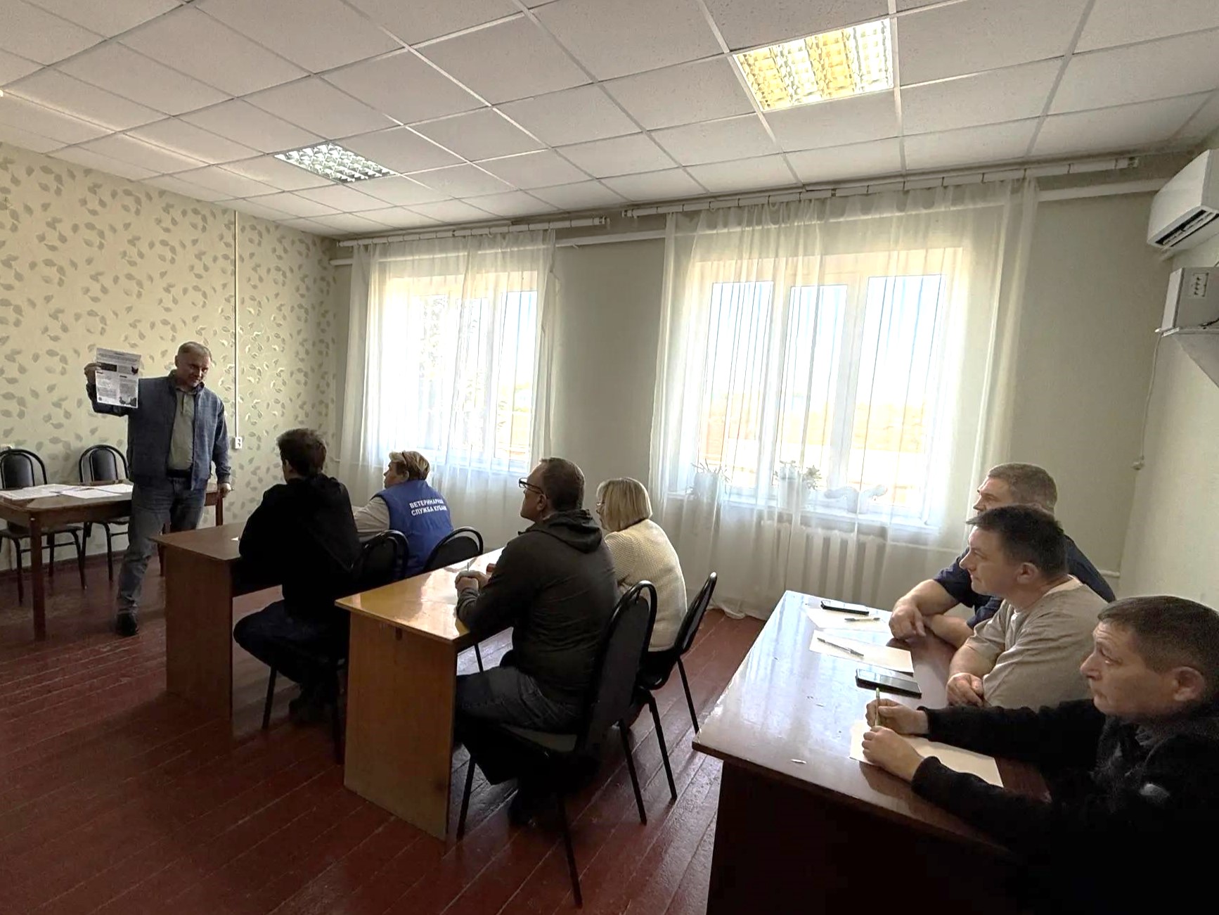В Белореченской ветслужбе провели проверку знаний