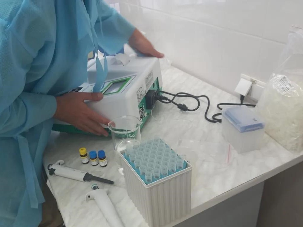 В Белореченской ветлаборатории введён в работу новый биохимический анализатор